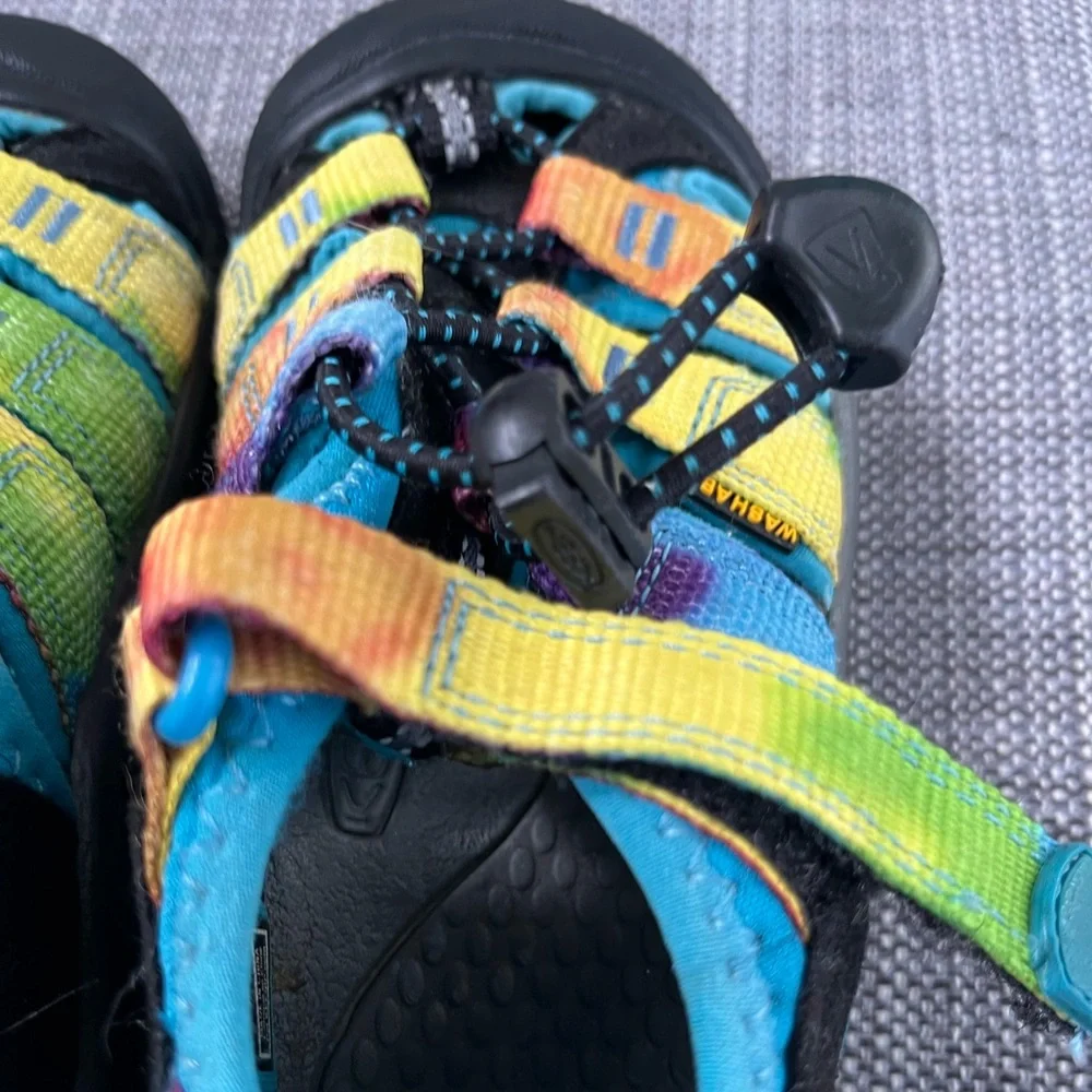 Keen Kids Multicolor Teal Yellow Purple Water Sandals
